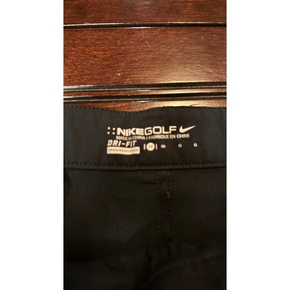 Nike Men's Dri-FIT Hybrid Stretch Flat Front Casual Golf Shorts Size 36 Black - Picture 7 of 8